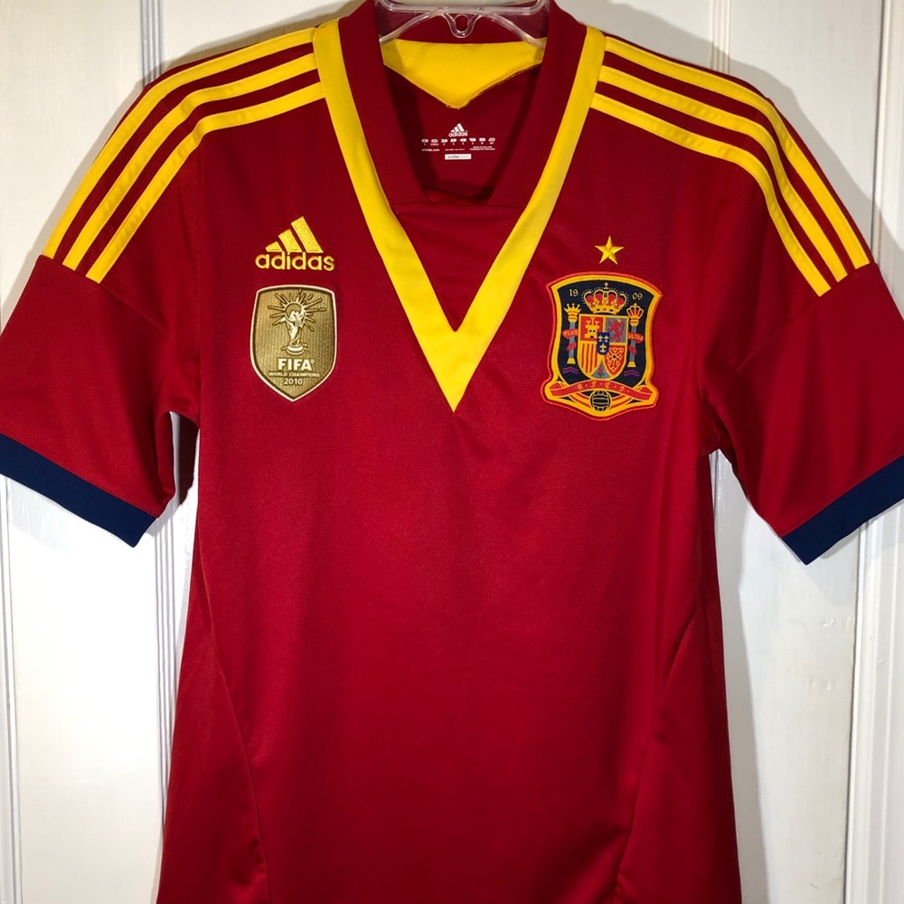 2010 World Cup Spain Youth Soccer Jersey